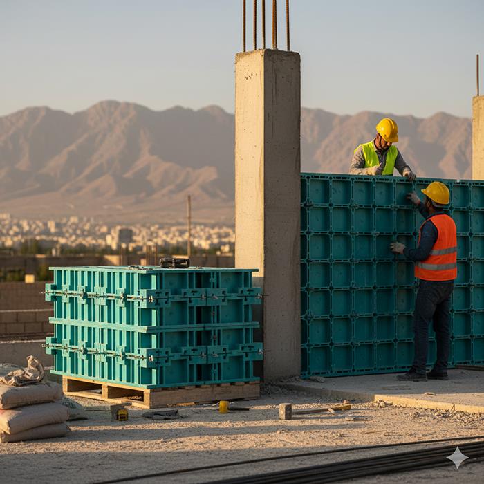 خرید قالب پلاستیکی بتن